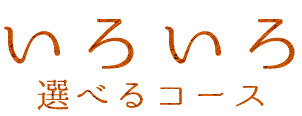 いろいろ選べるコース